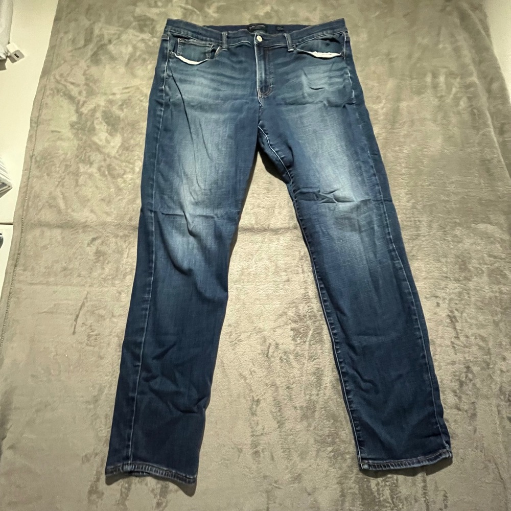 Lucky Brand Jeans Mens 40x34 Blue 121 Slim Straight Medium Wash 7MP10198